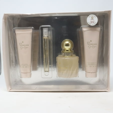 Jessica Simpson Fancy Forever - 4 Pc Gift Set 3.4oz EDP Spray 0.34oz EDP Spray 3oz Body Lotion 3oz Shower Gel