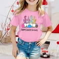 thumbnail image 2 of Easter Shirt for Toddler Trendy Soft White Rabbit Face Print Easter Story Tshirt Boys Kids Toddler 2026 Short Sleeve T-Shirt Tops, 2 of 5