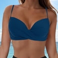 thumbnail image 2 of UAYOTSE Women Underwire Bikini Top Only - Push Up Bathing Suit Top Padded Swim Bra Swimsuits Top,Sizes M, 2 of 9