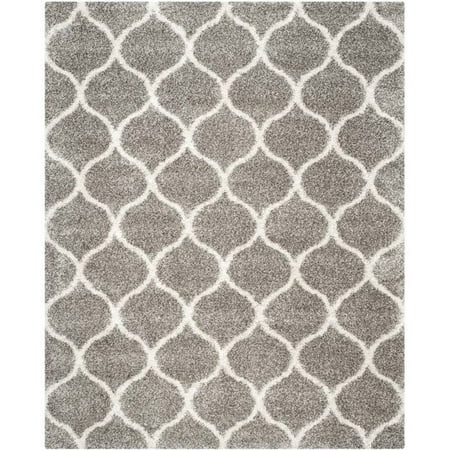 Power Loomed Area Rug in Gray and Ivory (12 ft. L x 9 ft. W)