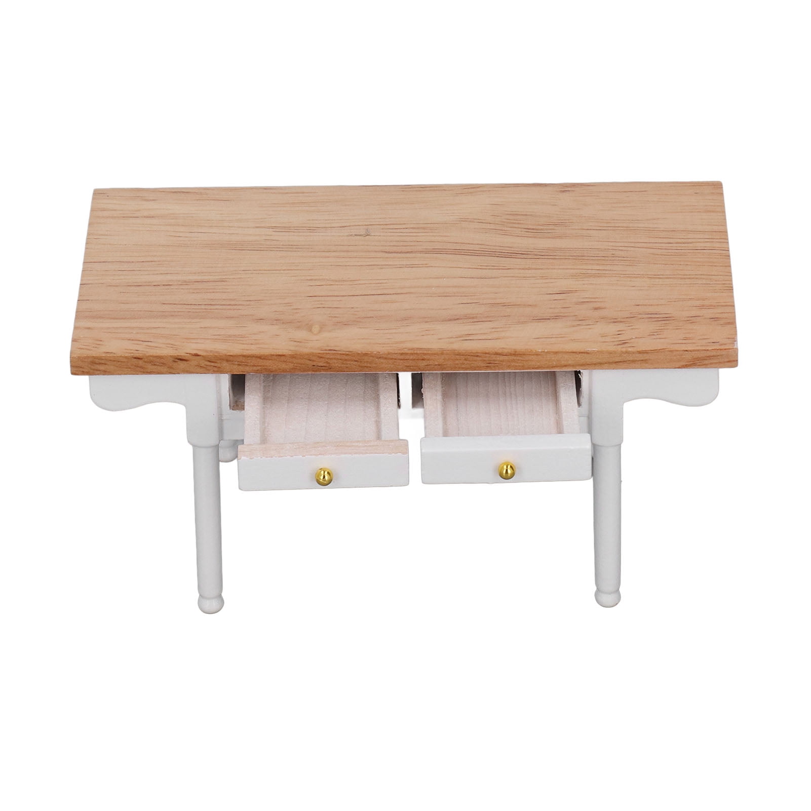 Dollhouse Desk, Attractive Modern Style Dollhouse Mini Writing Desk Toy ...