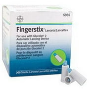 Fingerstix Lancets ''23 Gauge, 200 Count'' 10 Pack