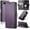 Purple, variant on for Google Pixel 8 Pro Case, [RFID Blocking] PU Leather Wallet Flip Folio Case with Card Holder Kickstand Shockproof Phone Cover for Google Pixel 8 Pro (Purple)