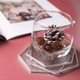 thumbnail image 5 of Lojalitet Posavasos dorados de cristal para bebidas,Vidrio tallado elegante para café, té, vino, posavasos para bar, 5 of 5