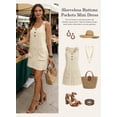 thumbnail image 6 of DOKOTOO Sleeveless Tank Dress Round Neck A-Line Casual Dress for Everyday, 6 of 8