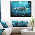thumbnail image 4 of Designart - Fantastic Submarine - Abstract Framed Canvas Art Print, 4 of 4