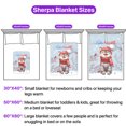 thumbnail image 5 of Hello Winter Devon Rex Smiling in Red Scarf Hat Welcome Christmas Cozy Sherpa Blanket Cat Lover Kitten Owner Gifts Warm Soft Throw Blanket - 00017, 5 of 5