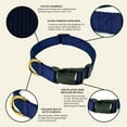 thumbnail image 6 of Country Brook Petz® Everyday Navy Blue Nylon Dog Collar, Small, 6 of 7