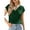 Green, variant on Blouses for Women Dressy Casual Summer Cowl Neck Short Sleeve Tops Spring Work Office Teacher Shirts