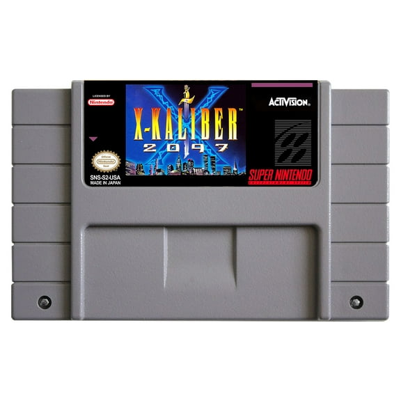 SNES Games Cartridge X-Kaliber 2097