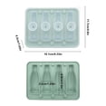 thumbnail image 3 of Billuyoard Molde de silicona para hielo con forma de botella, único, reutilizable, para agua fría y cubitos de hielo. Cocina y Comedor verde, 3 of 6