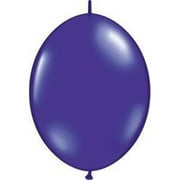 6 in. Quick Link Latex Balloon - Quartz Purple