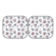 thumbnail image 7 of Daiia Tribal Style Turtle 2PCS Car Windshield Sun Shade, Foldable Sun Shield for Car Front Window, Auto Sun Blocker Visor Protector Universal for Truck SUV Pickup-Medium, 7 of 7