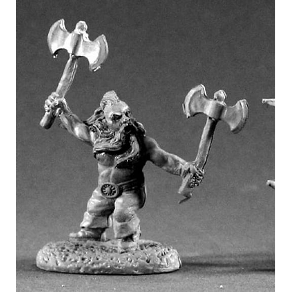 Reaper Miniatures Dorn Ironspike - Male Fighter w/Axe & Shield New