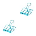thumbnail image 4 of stanreset 1/2/3 20 Pieces Metal Paper Clip Anti-rust Unfading Solid Color Replacement Home Office File Examination Papers Clips Blue 19mm 2PCS, 4 of 6