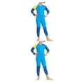 thumbnail image 3 of Sonducket Traje de neopreno para niños Traje de neopreno para niños Trajes de neopreno cómodos Azul XL 2piezas, 3 of 6