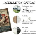 thumbnail image 3 of Independence Day Tin Sign Let Freedom Ring Metal Sign Eagle & Flag Vintage Wall Decor For Club Office Home 8x12 Inch, 3 of 7