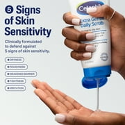 Cetaphil Extra Gentle Daily Face Scrub, Exfoliates & Cleanses, Sensitive Skin, 6 fl oz