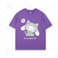 Cat Cinnamoroll Cartoon Printed Stickers For Clothes Sanrio Cute Kuromi