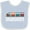 Blue and White, variant on Inktastic Railroader Train Hobby Boys or Girls Baby Bib