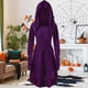 thumbnail image 3 of Vestido de bata de Halloween para mujer ropa de Cosplay de fiesta para adultos con dobladillo asimétrico ajustado, 3 of 8
