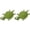 Green, variant on Crochet Lizard Coaster Kit 3D Handmade Amigurumi Animal Cup Mat Funny DIY Craft Making Supplies for Adults Beginners Creative Home Decor (Green 2PCS)