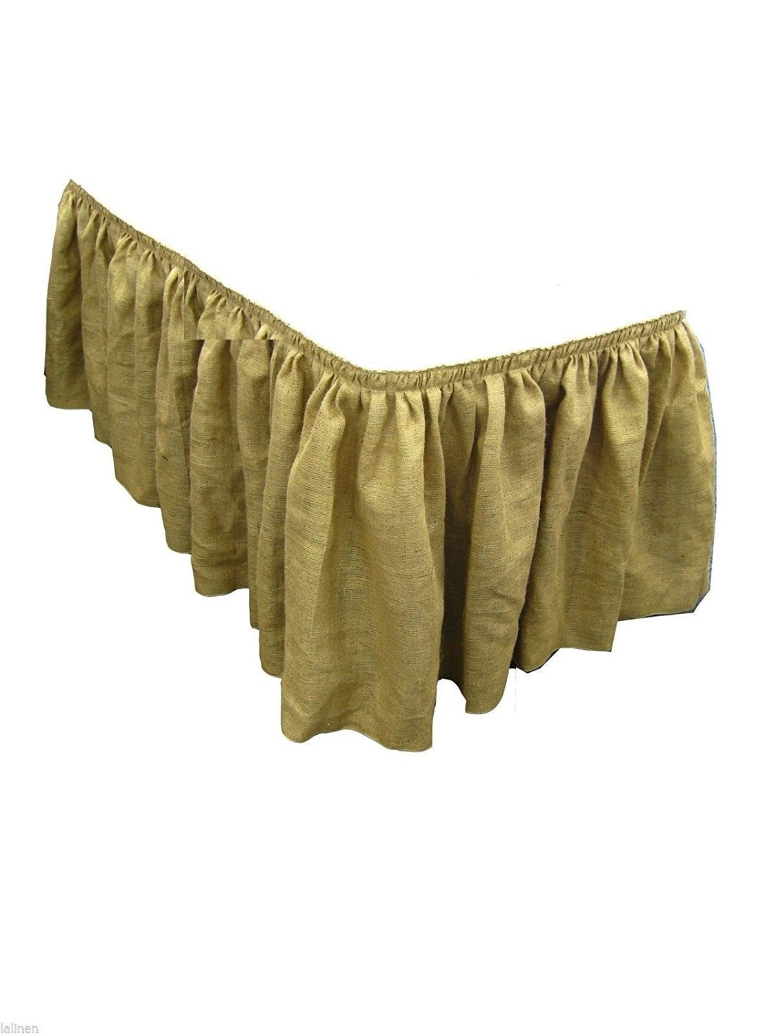 Burlap Table Skirt 14 Ft Skirting Wedding 100 Natural Jute Pleated Skirt