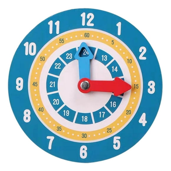 Clock Educational Toy Children Learning Time Teaching