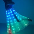 thumbnail image 4 of ANINEO Women Fashion Luminous Skirt Pleated Skirt Transparent Dance Performance Skirt Clothes, 4 of 9