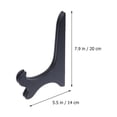 thumbnail image 5 of KALLORY 4Pcs Plate Stand Display Black Plastic Drying Dishes Organizer For Supermarkets Home Decor, 5 of 8