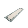 thumbnail image 4 of Unique Loom Outdoor Safari Collection Area Rug - Serengeti (2' x 5' 1" Runner Ivory/Blue), 4 of 9