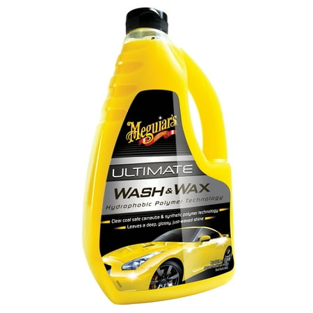 Meguiar's G17748 Ultimate Wash & Wax, 48 oz (Best Dish Soap For Car Wash)