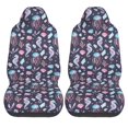 thumbnail image 2 of Fotbe Watercolor Marine Animals Pattern Automotive Seat Covers for Cars Trucks and SUVs – Car Seat Covers for Front Seats,Protective Seat Covers,Vehicle Seat Covers, Set of 2, 2 of 9