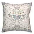 thumbnail image 2 of Creative Products White Butterfly Pattern 18 x 18 Spun Poly Pillow, 2 of 3