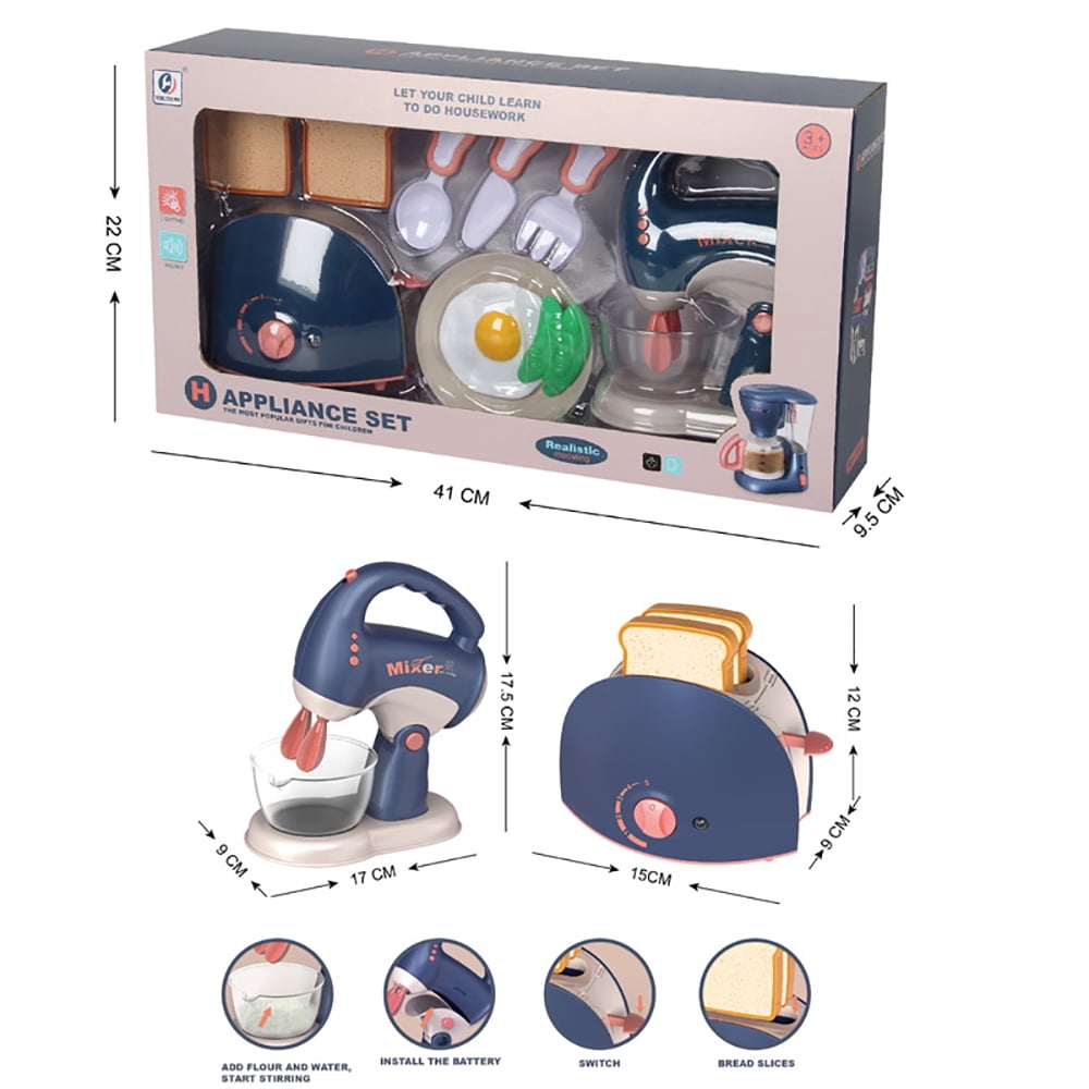Boy and Girl Simulation Electric Mini Toy ,Kitchen Appliances Toy,Kids
