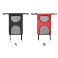 thumbnail image 3 of Riwesomey Barrera para mascotas de coche, asiento trasero de red, asiento de nailon seguro para bebé, malla divisoria extraíble, accesorio de Type2 NO2, 3 of 6