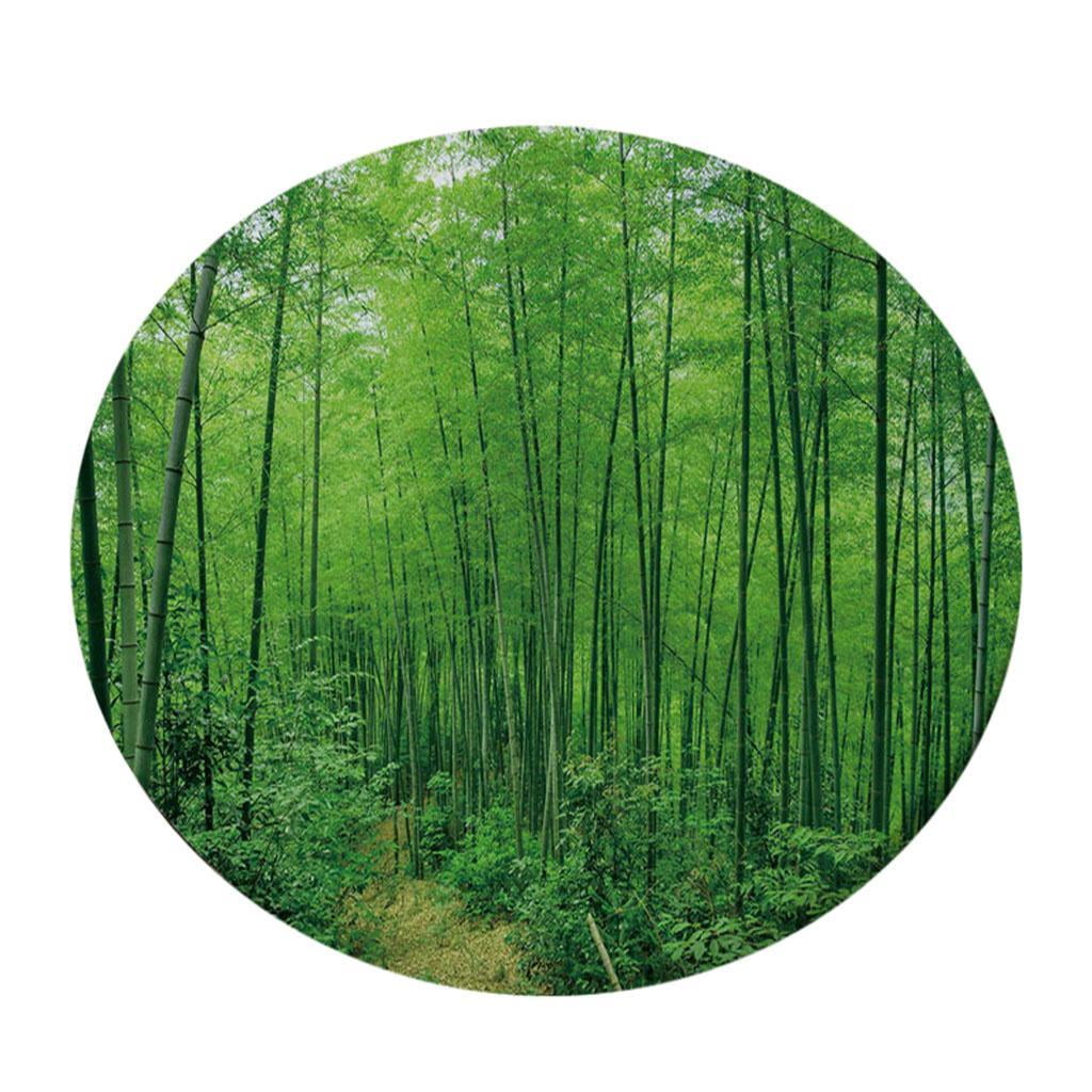 Table Cloth Round 55 Inch Elastic Edge Fitted Table Cover Rustic