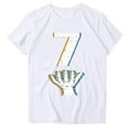 thumbnail image 2 of Ounisa Womens Tops Short Sleeve Y2K Jersey Number Graphic Oversized Crewneck T shirts Tees Casual Pullover, 2 of 3