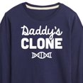thumbnail image 3 of Instant Message - Daddy's Clone - Toddler & Youth Long Sleeve Graphic T-Shirt, 3 of 6