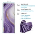 thumbnail image 2 of Purple Gold Marble Pattern Hot Yoga Mat Towel Non Slip for Hot Yoga - Quick-Drying Yoga Mat Cover with 4 Corner Pockets with Travel Bag - Hot Yoga Towel Non Slip Grip Moisture Wicking Sweat 70"x26", 2 of 6