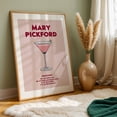 thumbnail image 2 of Mary Pickford - Havana Cuba Illustration Cocktail Bar Vintage Typography Kitchen Decor Pop Art Oak Framed Wall Art Print 16 x 24 inches, 2 of 59