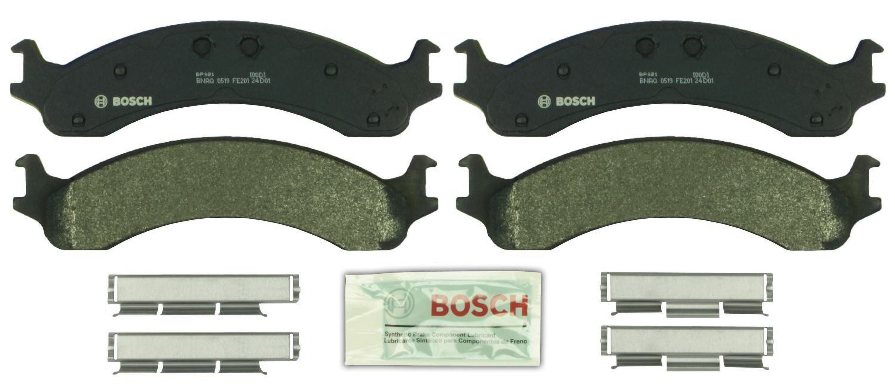 Bosch Quiet Cast Premium w/Hardware Brake Pad Set, and Shims Fits select: 2000-2002,2004-2008 DODGE RAM 2500