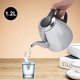thumbnail image 3 of Tetera de acero inoxidable Sincero 1,2 L con mango resistente al calor, 3 of 5
