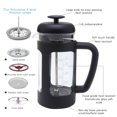 thumbnail image 1 of Easyworkz French Press 12 oz Coffee Tea Maker with Borosilicate Glass,Soft Grip Handle, 1 of 7