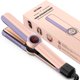 thumbnail image 1 of Plancha de pelo iónica con plancha plana – Placa de cerámica de 1,3 pulgadas con infrarrojos para anti-frizz Peine desmontable para cabello suave Control de temperatura LCD Plancha de viaje de doble v, 1 of 5