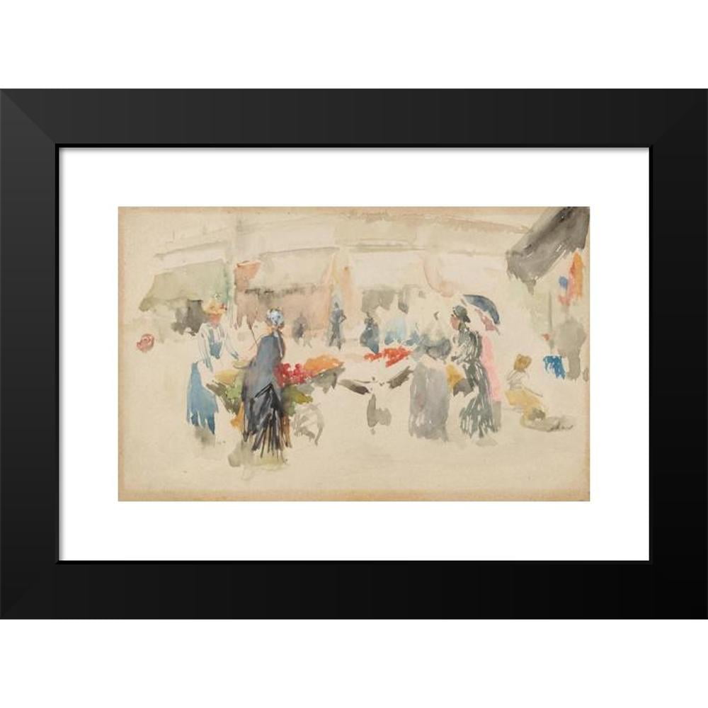 James Abbott McNeill Whistler 14x10 Black Modern Framed Museum Art