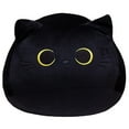 thumbnail image 1 of Coussin en Peluche Chat Noir 3D Jouet en Peluche Mignon Forme de Chat Design Coussin de Canapé 8cm, 1 of 9