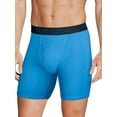 thumbnail image 2 of Fruit of the Loom Men's Breathable Cotton Micro-Mesh Assorted Boxer Briefs, 3+1 Bonus Pack, 2 of 4
