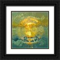 thumbnail image 1 of Studio Nine6 15x15 Black Ornate Wood Framed with Double Matting Museum Art Print Titled - Brilliance A, 1 of 4