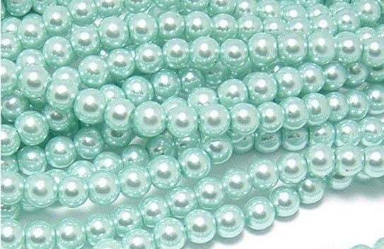 UnCommon Artistry Glass Pearl Beads 200pcs 4mm - Aqua